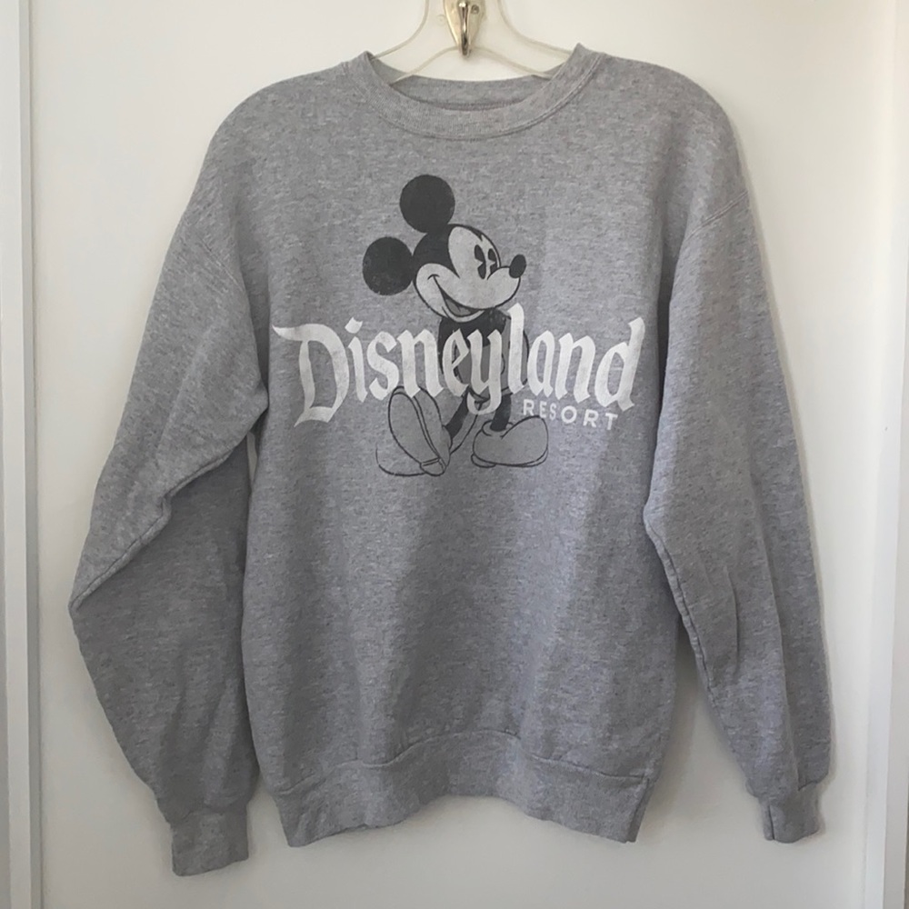 Disneyland Resort Hanes | Gray Mickey Mouse Sweatshirt